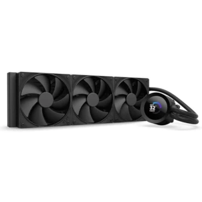 Imagen de NZXT Kraken Plus 360 Refrigeración líquida AIO para CPU Radiador de 360mm 3 x Ventiladores F120P Pantalla LCD cuadrada 1.54&quot; AMD® AM5, AM4 Intel® LGA 1851/1700, 1200/115X Negro