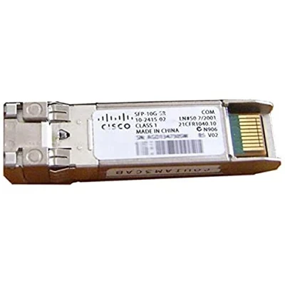 Imagen de Cisco Módulo SFP 10GBASE SR S Class para implementaciones de 10 Gigabit Ethernet, Intercambiable en Caliente, garantía estándar 5 años (SFP 10G S=)