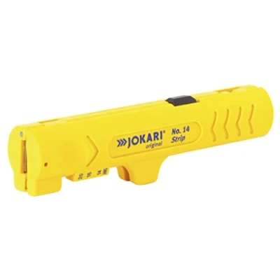 Imagen de JOKARI T30140 pelacables nº 14 (para cables de PVC Ø 4,4 a 29,9 mm, para pelar en cajas derivación, incl. cuchilla cortar longitudes) 460230