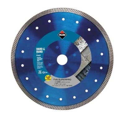 Imagen de RUBI Disco de Diamante para Porcelánico TURBO VIPER (TVA) Amoladora 230 mm el Corte Materiales con Espesores &gt;20 Solo Recto