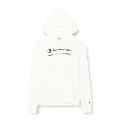 Imagen de Champion Legacy Graphic Shop B Ultralight Powerblend Terry Sudadera con Capucha, Color Blanco, 3 4 Años niños y