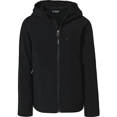 Imagen de CMP Chaqueta Kid G con capucha fija, Negro, 128