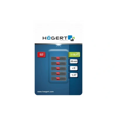 Imagen de Hogert Technik HT1S130 Punta de atornillar Acero para herramientas