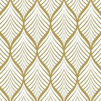Imagen de AMIGO Retirar el Papel Tapiz Dorado y Blanco,y Aplicar Vinílico Autoadhesivo Estilo Bohemio,Hoja de Para Baño Armarios 44.5x500cm