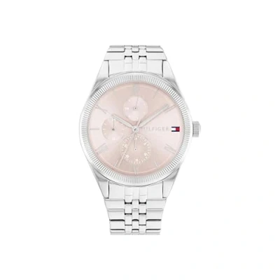 Imagen de Tommy Hilfiger Reloj Analógico de Cuarzo multifunción para Mujer con Correa en Acero Inoxidable Plateada 1782590
