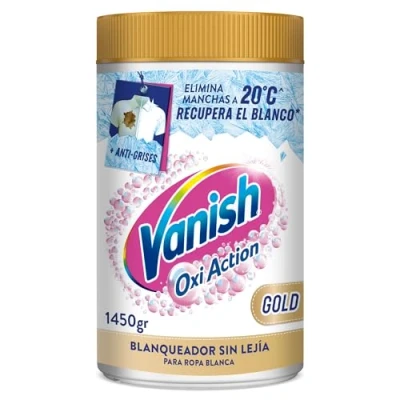 Imagen de Vanish Oxi Advance Quitamanchas Multibeneficio Y Blanqueador Para Ropa Blanca, En Polvo, Sin Lejía, 1,2kg