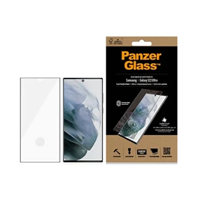 Imagen de PanzerGlass Cristal Templado Edge to Protector de Pantalla Samsung Galaxy S22 Ultra