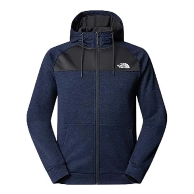 Imagen de The North Face Reaxion FULL ZIP Hoodie Sudadera con cremallera, Hombre, Talla: Large, Black/asphalt grey