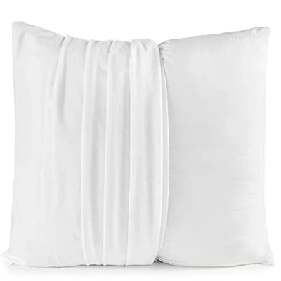 Imagen de Alreya Juego de 2 Fundas Almohada İmpermeables 40 x 60 cm con Cremallera, 100% Algodón, Funda Protectora Hipoalergénica
