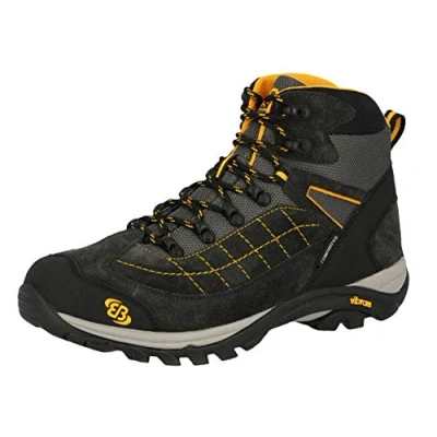 Imagen de Brütting Mount Crillon High, Zapatos de High Rise Senderismo Unisex adulto, Gris (Antracita/Naranja), 38 EU