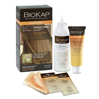 Imagen de Biokap Tinte Light Blond Dye 140 ml; rubio Claro 8 1 Unidad ml