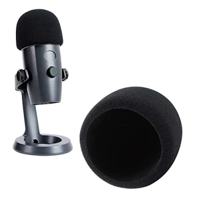 Imagen de YOUSHARES Espuma Paraviento Micrófono Parabrisas para Blue Yeti Nano Condenser como Pantallas y filtros Anti Pop
