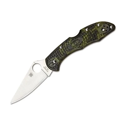 Imagen de Spyderco Delica Zome 01SP921 Navaja (7,4 cm), Color Verde