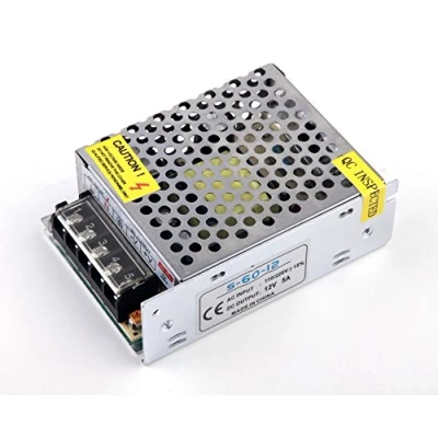 Imagen de SATKIT Transformador Fuente de Alimentacion/Alimentador AC a DC 220 12v 5 Amperios 60W