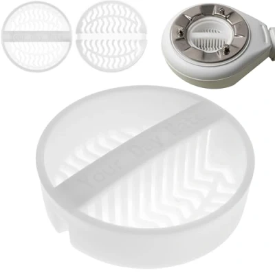 Imagen de Colador de Pelo para el Juego desagüe la Ducha, 1 Pieza, Blanco, Compatible con Viega Tempoplex Modelo 6963, 6962, 6961, 6960, colector Filtro
