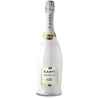 Imagen de Canti Prosecco D.O.C. ICE, Vino Espumoso Demi Sec 11%, Uva Italiana Glera de Veneto, Sabor Crujiente y Afrutado, 1x750 ml