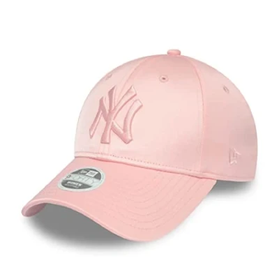 Imagen de New Era York Yankees MLB Cap 9Forty Basecap Baseball Damen Kappe verstellbar Satin Rosa One Size