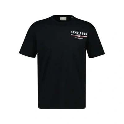 Imagen de GANT Printed Graphic Camiseta básica, Hombre, Talla: Large, Black