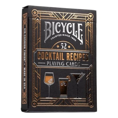 Imagen de Bicycle Cocktail Baraja de Cartas con Recetas Combinados, para coleccionistas y Bartenders