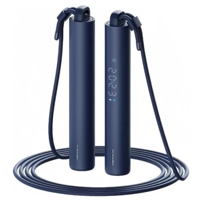 Imagen de Xiaomi Smart Jump Rope Seguimiento preciso, inalámbrico y con cable, pantalla inteligente, análisis de fitness, Bluetooth 5.0, USB C, ligera compacta