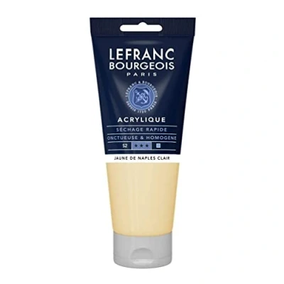 Imagen de Lefranc Bourgeois Acrílico Fine, Amarillo de Nápoles Claro, 200 ml