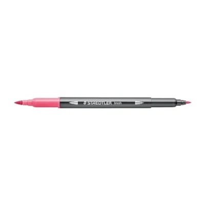 Imagen de Staedtler aquarell Journey 3001 25 Rotulador de doble fibra (punta fina y punta pincel flexible, 10 rotuladores rosa), color rosa