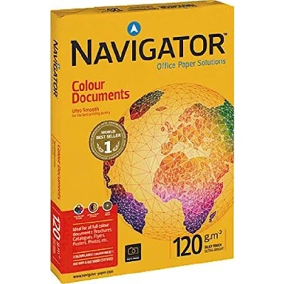 Imagen de NAVIGATOR Colour Documents COP120CA Papel para documentos (tamaño A4, 120 g, 250 hojas), color blanco