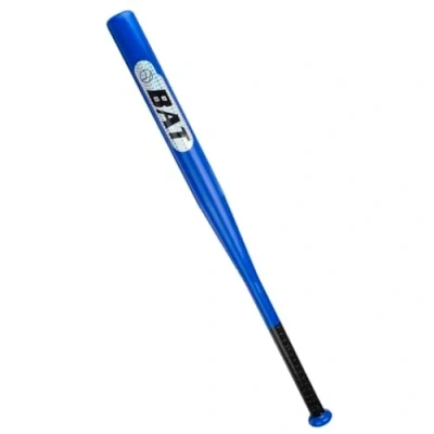 Imagen de Tradineur Bate de béisbol aluminio, agarre antideslizante, entrenamientos, prácticas, deporte, aire libre, adolescentes, adultos (Azul 69,5 cm)