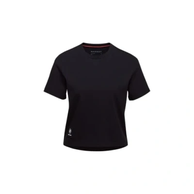 Imagen de Mammut Massone Cropped Patch Camiseta básica, Mujer, Talla: Small, Black