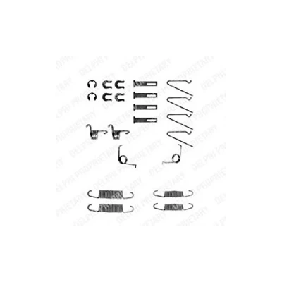 Imagen de Juego de accesorios, zapatas freno DELPHI LY1193