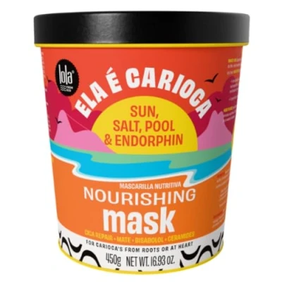 Imagen de Lola Cosmetics Ela é Carioca Sol, Sal, Piscina &amp; Endorfina Máscara Hidronutritiva 450g