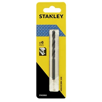 Imagen de STANLEY STA50065 QZ Broca HSS R laminada para metal ø 6mm