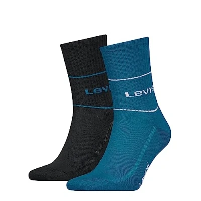 Imagen de Levi&#039;s Short Sock, Azul (Ocean Depths), 35 38 (Pack de 2) Unisex Adulto