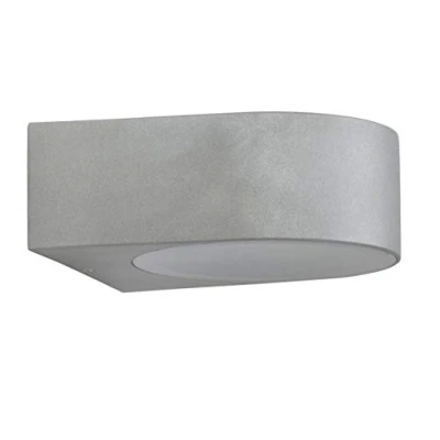 Imagen de Brilliant AG Tyler Aplique exterior de metal y cristal, 60 W, E27, color titanio