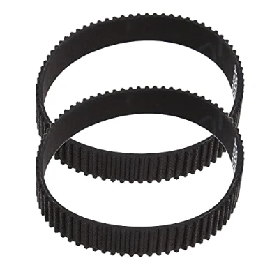 Imagen de the Lord of Tools 2 Piezas Correas de Transmisión Dentadas Cepilladoras HTD 3M 225 Correa Síncrona 12mm Polea Distribución Bucle Cerrado Caucho Negro 2604736001 Paquete
