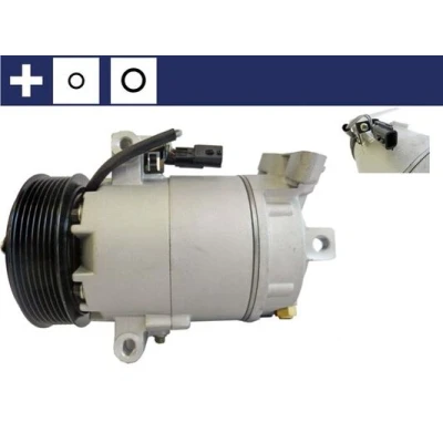 Imagen de MAHLE ORIGINAL ACP 164 000S Compresor de Aire Acondicionado CVC5 12 PAG 46 R 134 a con junta anular RENAULT: GRAND SCENIC 3, MEGANE 2