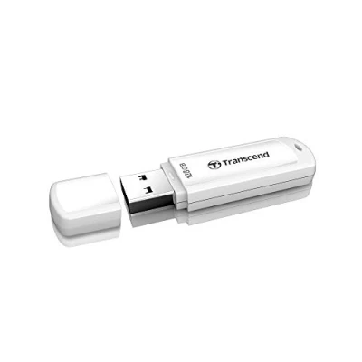 Imagen de Transcend JetFlash 730 Memoria USB 3.1 de 128 GB, color blanco