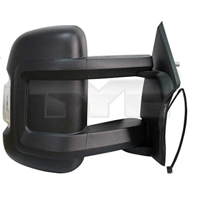 Imagen de espejo retrovisor Tyc 309 0158 izquierda para ajuste manual espejo, convexo, brazo largo de FIAT: Ducato III Furgón