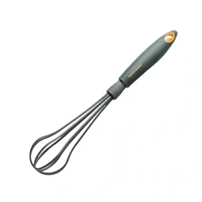 Imagen de Fackelmann Soft Batidor Manual de Varillas, Nylon resistente hasta 220ºC y Mango Suave Antideslizante Polipropileno, Diseño Ergonómico, 29x7cm, 1 ud.