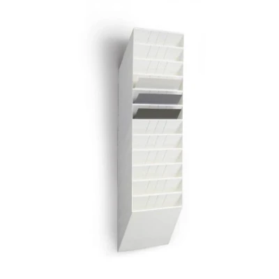 Imagen de Durable 1709781010 Juego de dispensadores folletos Flexiboxx 12 A4 formato apaisado, 1 juego, blanco