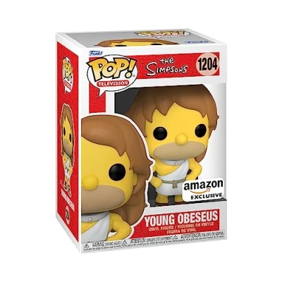Imagen de Funko Pop! Animation: Simpsons Buff Homer Simpson The Exclusiva Amazon Figura de Vinilo Coleccionable Idea Regalo Mercancia Oficial Juguetes para Niños y Adultos TV Fans