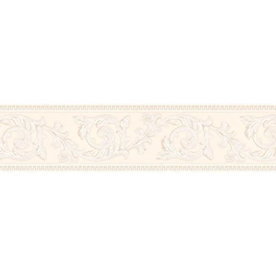 Imagen de A.S. Création cenefa autoadhesivo Stick Ups beige crema 5,00 m x 0,13 906212