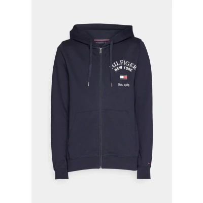 Imagen de Tommy Hilfiger Arched Varsity ZIP THRU Sudadera con cremallera, Hombre, Talla: XS, Desert sky
