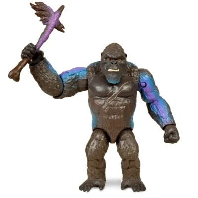 Imagen de MonsterVerse Godzilla vs Kong Figura de acción Coleccionable la película Hong 6 Pulgadas, Altamente Detallada y esculpida Forma única con Hacha Batalla, Adecuada para Mayores 4