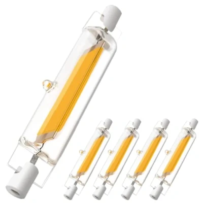Imagen de CLAR R7S LED 78mm, Bombilla LED, LE R7S, Lampara Lineal Alargada, 6W 4000ºK (Pack 5)