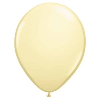 Imagen de Folat B.V. Globos metálicos Blanco Marfil, Color, 10er Pack de (Qualatex 8410)