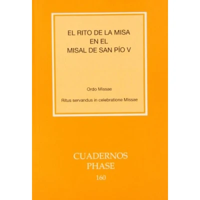Imagen de Rito de La Misa En el Misal San Pio V: 160 (Cuadernos Phase)