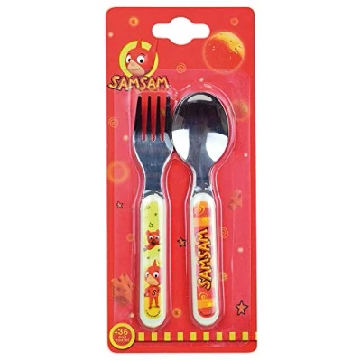 Imagen de Fun House 5827 SAMSAM 005827 Juego de cubiertos (cuchara y tenedor)