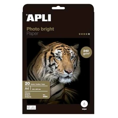 Imagen de Apli Paper 4454 Papel Photo A4 240 Gr. 20H