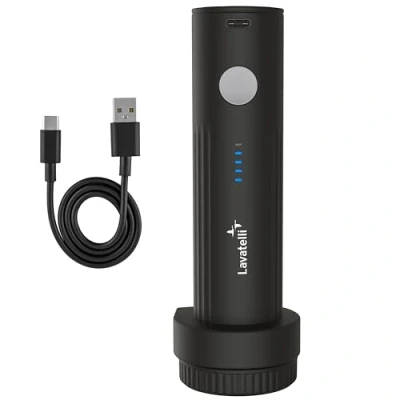 Imagen de Lavatelli VAC U PUMP Bomba de Vacío Eléctrica Inalámbrica para Bolsas Vacio Ropa Viaje, Compacta y Potente, Recargable USB C, Maleta Mochila Hogar, Hinchador Portátil Accesorios Viaje